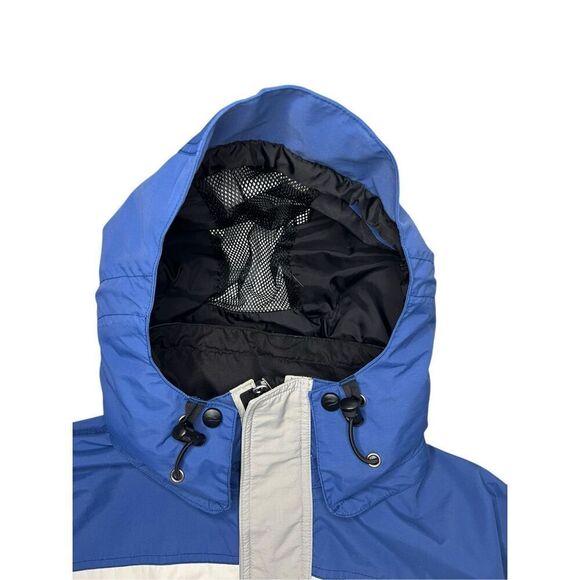 K2 Outerwear Men’s Large Cyclone Skiing Snowboarding Jacket Blue Hooded Zip - Picture 3 of 10